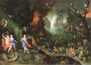 Jan Brueghel The Elder orpheus in the underworld France oil painting artist